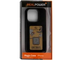 Dėklas RealPower 504404 pokrowiec na telefon komórkowy 15,5 cm (6.1") Juodas
