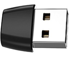 Kabelis USB Realpower USB-A - USB-C 1 m Juodas (439615)