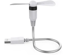 Realpower RealPower USB mini ventiliatorius baltas (lankstus USB ventiliatorius)