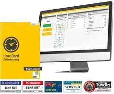 ReinerSCT timeCard 10 Zeiterfassung Basis be Laufzeitbesc - Software - Data Evaluation And Reporting Tools