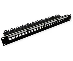 ROLINE 19"-Keystone-Modultrger 24Ports geschirmt blank Clipbef. (26.11.0390)
