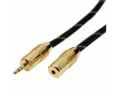 Roline Kabelis Secomp Jack 3.5mm - Jack 3.5mm 5m juodas (11.09.4755)