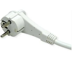 ROLINE 4-fach Steckdosenleiste mit Schalter, rund, UTE Version, USB-Charger A+C, blau, 3 m