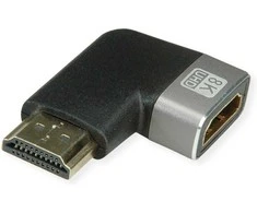 ROLINE 8K HDMI Adapteris, HDMI ST/BU, 90 gewinkelt