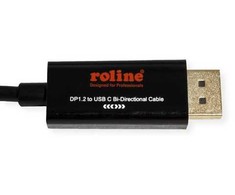 Adapteris USB Roline USB-C - DisplayPort Juodas (11.04.5958)