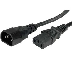 Kabelis zasilający Roline ROLINE Monitorius Power Cable juodas 0.5 m