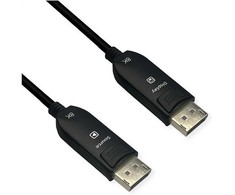 Roline ROLINE Kabelis DisplayPort (AOC), v2.1, 10K@60Hz, 54Gbit/s, UHBR13.5, DP-DP, M/M, 30 m