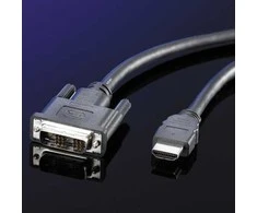 ROLINE DVI KABELIS.DVI-HDMI.1M
