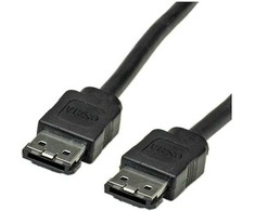 Kabelis zasilający RBLINE Zewnętrzny kabelis HDD ROLINE, eS-ATA, 6.0 Gbit, 0.5 m