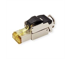 Roline ROLINE RJ45 lauko montuojama jungtis, kat. 6A (EA klasė), STP, sidabrinė