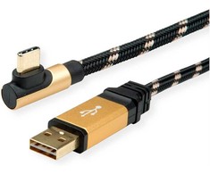 Nezatříděno Roline USB-A – USB-C USB laidas 0,8 m Juodas (11.02.9060)