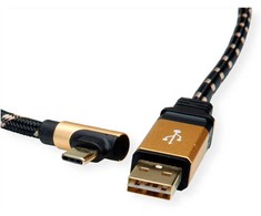 Roline USB-A – USB-C USB laidas 3 m Juodas (11.02.9062)