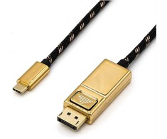 Roline Kabelis adaptera GOLD USB typu C - DisplayPort, v1.2, M/M, 2 m