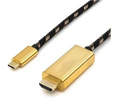 ROLINE GOLD USB Typ C - HDMI Adapterkabel, ST/ST, 1 m