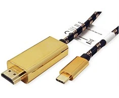 ROLINE GOLD USB Typ C - HDMI Adapterkabel, ST/ST, 1 m
