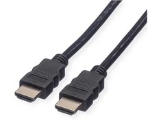 ROLINE HDMI didelės spartos kabelis + Ethernet, M/M 3 m, 3 m, HDMI A tipo (standartinis), HDMI A tipo (standartinis), 3D, garso grąžinimo kanalas (ARC), juodas