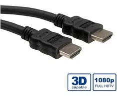 ROLINE HDMI High Speed Kabelis mit Ethernet, LSOH, juodas, 2 m