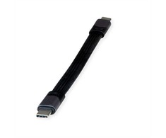 Adapteris USB Roline USB-C - USB-C Juodas (11.02.9078)