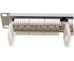 Roline Cat.5e (Class D) patchpanel 19 24 porty UTP pilka