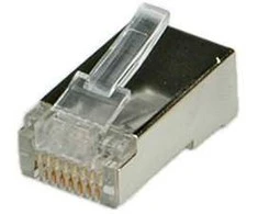 Roline užspaudžiamas kištukas RJ-45 10 vnt., STP Cat. 5e (12.01.1089)