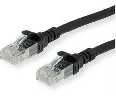 „Roline ROLINE“ – sujungimo kabelis – RJ-45 (M) iki RJ-45 (M) – 5 m – SFTP, PiMF – CAT 6 – be halogenų, formos, suvyta – juodas (21.15.2655)