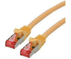 Roline ROLINE – Patch – Kabelis – RJ- 45 (M) iki RJ- 45 (M) – 2 m – SFTP, PiMF – CAT 6 – be halogenų, formos, suvytas – geltonas (21.15.2622)