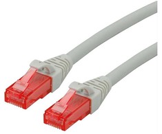 Roline ROLINE - Patch- Kabelis - RJ- 45 (M) iki RJ- 45 (M) - 20 m - UTP - CAT 6 - Be halogenų, formos, suvytas - pilka (21.15.2509)