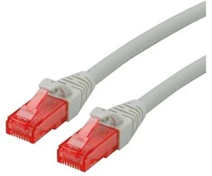 Roline ROLINE - Patch- Kabelis - RJ- 45 (M) iki RJ- 45 (M) - 20 m - UTP - CAT 6 - Be halogenų, formos, suvytas - pilka (21.15.2509)