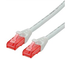 „Roline Patchcable“ – RJ- 45–3 m – UTP – CAT 6 – be halogenų, suvyta – balta (21.15.2563)