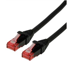 Roline Patchcable - RJ- 45-2 m - UTP - CAT 6 - LSOH-juoda (21.15.2552)
