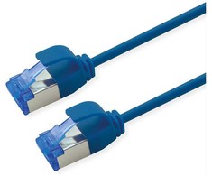 ROLINE Patchkabel Cat.6A (Class EA) S/FTP (PiMF), LSOH, PoE, blau, 5 m