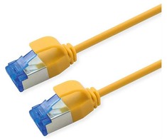 ROLINE Patchkabel Cat.6A (Class EA) S/FTP (PiMF), LSOH, PoE, gelb, 3 m