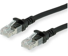 Roline Secomp PatchCable RJ-45-1.5m SFTP – CAT 6a – juoda (21.15.2854)
