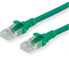 Roline ROLINE – Patch – Kabelis – RJ-45 (M) iki RJ-45 (M) – 2 m – UTP – CAT 6a – Be halogenų, formos, suvytas – žalias (21.15.2732)