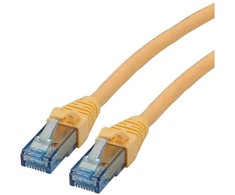Roline ROLINE – Patch – Kabelis – RJ- 45 (M) iki RJ- 45 (M) – 1,5 m – UTP – CAT 6a – Be halogenų, formos, suvytas – geltonas (21.15.2724)