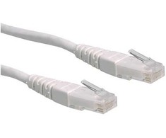 ROLINE Patchkabel Kat.6 Class E UTP baltas 1,5m