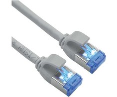 ROLINE Patchkabel Kat.6A Class EA S/FTP PiMF LSOH PoE grau 1.5m