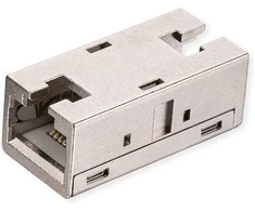 ROLINE RJ-45 Kupplung geschirmt, Cat.6A (Class EA), Metallgehuse