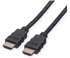 ROLINE RM HDMI High Speed Kabelis mit Ethernet, juodas, 2 m