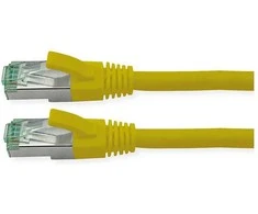ROLINE RM Patchkabel Cat.6A S/FTP (PiMF), gelb, 7 m