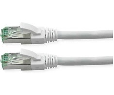 Digitus ROLINE RM S/FTP (PiMF) Patch Cord Cat.6A, balta, 1,5 m