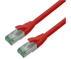 ROLINE RM Patchkabel Cat.6A S/FTP (PiMF), raudona, 3 m