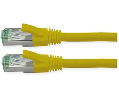 ROLINE RM Patchkabel Cat.6A S/FTP (PiMF), gelb, 10 m