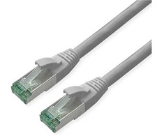 ROLINE RM Patchkabel Cat.6A S/FTP (PiMF), grau, 7 m