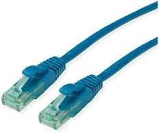 ROLINE RM Patchkabel Cat.6A UTP, blau, 10 m
