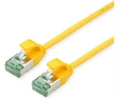 ROLINE RM U/FTP DataCenter Patchkabel Cat.6A (Class EA), slim, gelb, 5 m