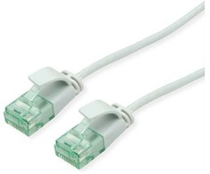 ROLINE RM UTP DataCenter Patchkabel Cat.6A (Class EA), slim, grau, 0,5 m