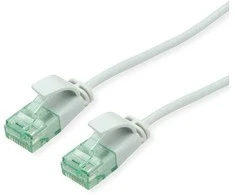 ROLINE RM UTP DataCenter Patchkabel Cat.6A (Class EA), slim, grau, 0,5 m