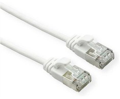 Roline ROLINE F/UTP DataCenter Patchkabel Cat.6A (EA klasė), LSOH, extra dun, wit, 0,3 m