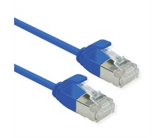Roline ROLINE F/UTP DataCenter Patch Cord Cat.6A (EA klasė), LSOH, labai plonas, mėlynas, 5 m
